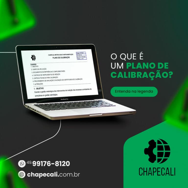 O que é um plano de calibração?