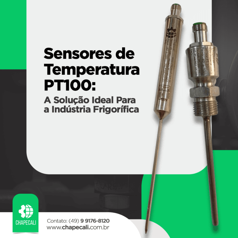 Sensores de Temperatura PT100: A Solução Ideal para a Indústria Frigorífica