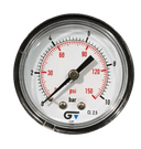 Manômetro DN53 Caixa em ABS sem Glicerina Saída Horizontal 1/4” BSP de 0 a 10 Bar - MAN-GB-3821010