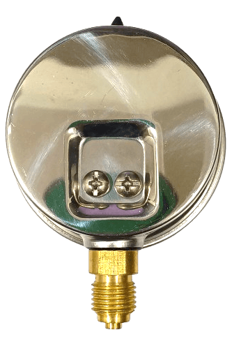 Manômetro DN63 Caixa em Aço Inoxidável com Glicerina Saída Vertical 1/4” BSP de 0 a 4 Bar - MAN-GB-3822004