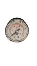 Manômetro DN40  Caixa em ABS  sem Glicerina Saída Horizontal 1/8”  BSP de 0 a 10 Bar - MAN-GB-3802010