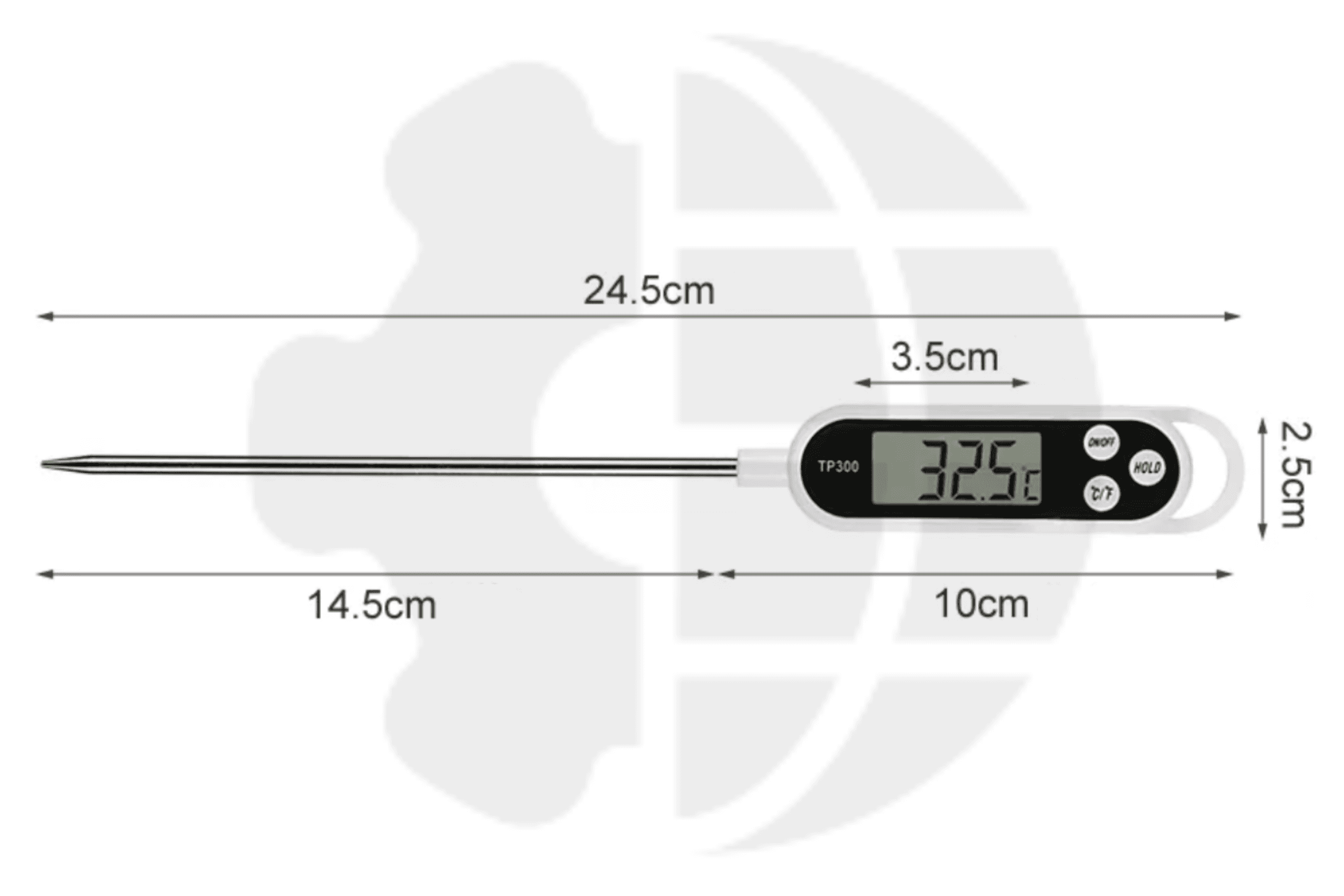 Termômetro Digital tipo Espeto TP-300