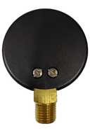 Manômetro DN53 Caixa em ABS sem Glicerina Saída Vertical 1/4” NPT de 0 a 25 Bar - MAN-GB-3820N025