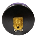 Manômetro DN53 Caixa em ABS sem Glicerina Saída Horizontal 1/4” BSP de 0 a 25 Bar - MAN-GB-3821025