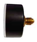 Manômetro DN53 Caixa em ABS sem Glicerina Saída Horizontal 1/4” BSP de 0 a 25 Bar - MAN-GB-3821025