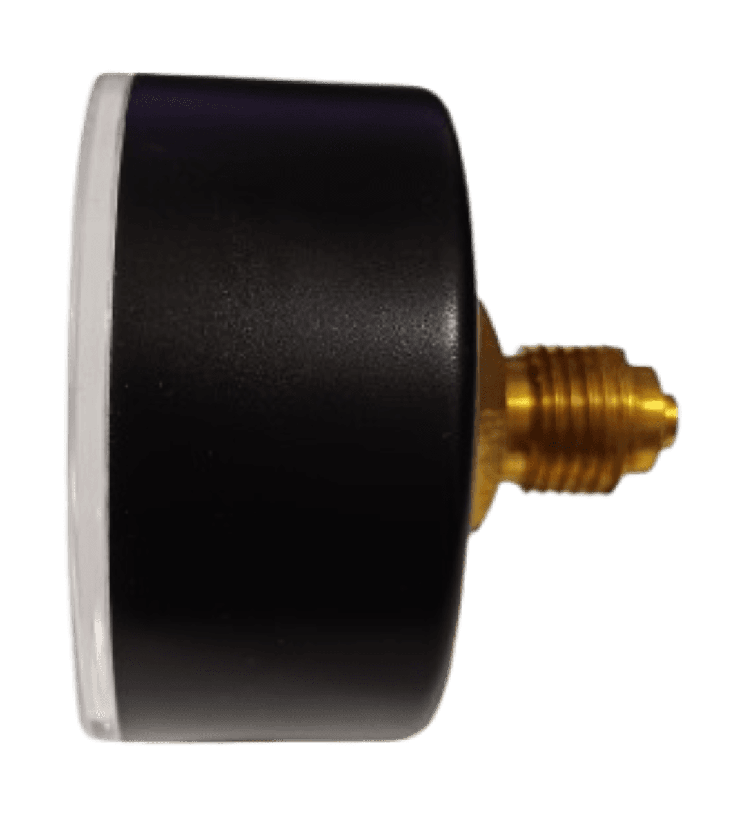 Manômetro DN53 Caixa em ABS sem Glicerina Saída Horizontal 1/4” BSP de 0 a 25 Bar - MAN-GB-3821025