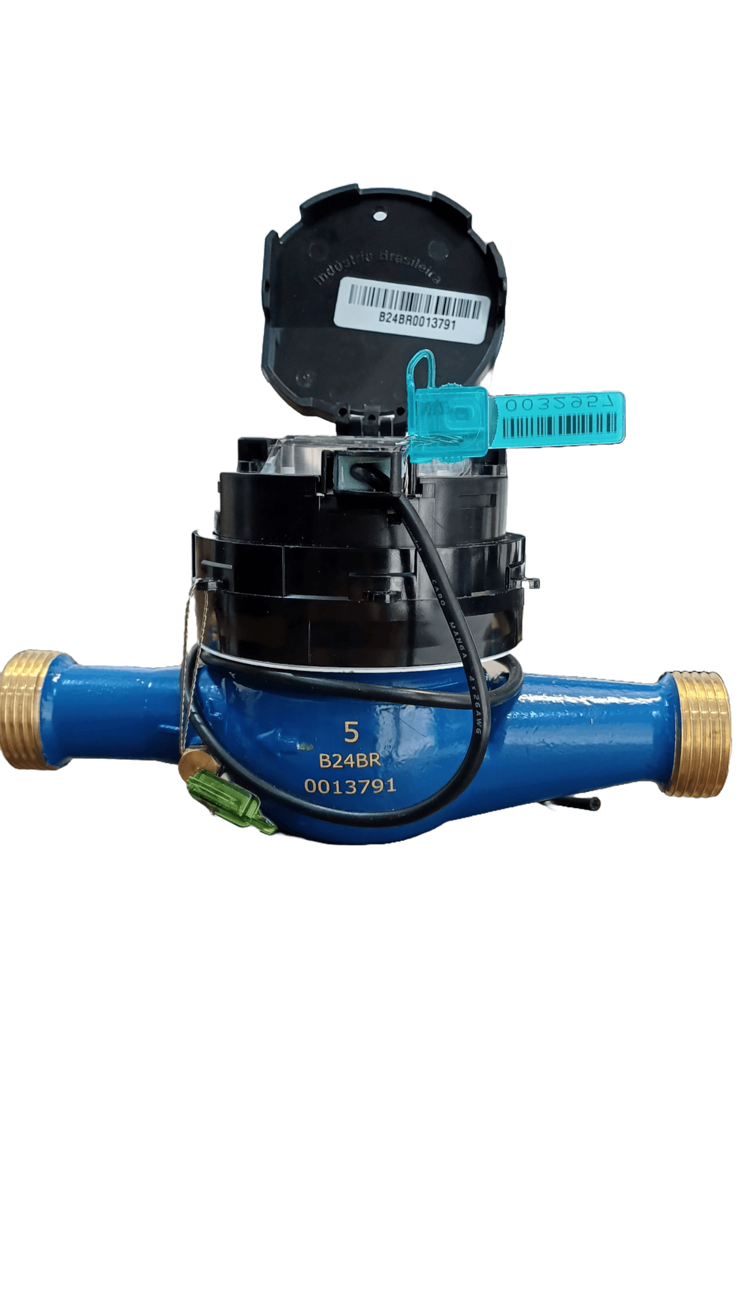 Hidrômetro 3/4pol Dn20 Qn5m3/h Equipado com Saída Pulsada