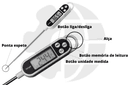 Kit Termômetros: Infravermelho Laser + Espeto