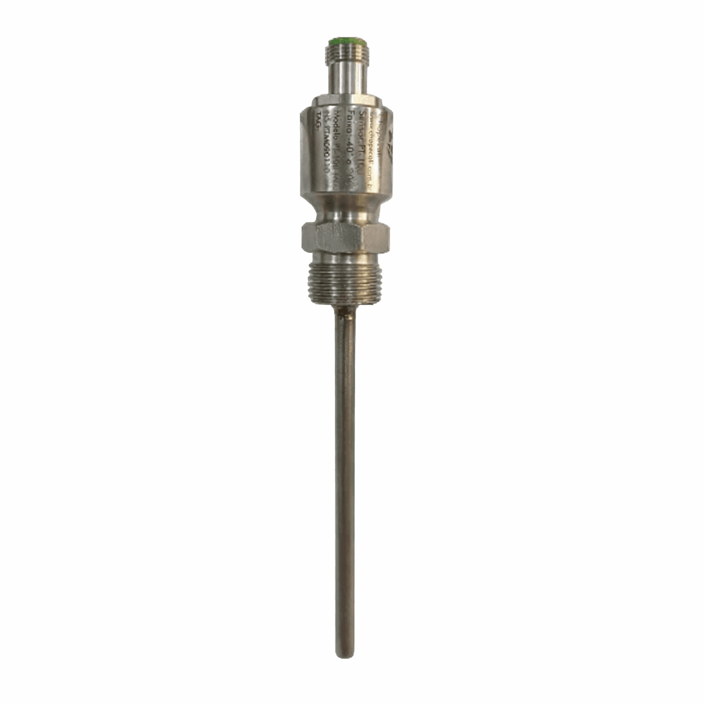 Sensor Temperatura PT-100 Total Inox com Conector M12 x 4